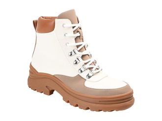 Journee Collection Tru Comfort Foamtm Keyera Bootie Womens Shoes White : 6.5 M, Synthetic