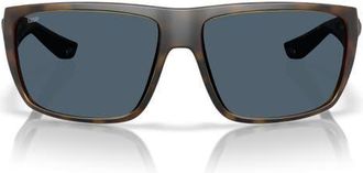 Costa Fly Line 64mm Sunglasses in Matte Tortoise /Gray at Nordstrom