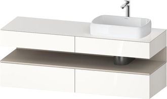 Duravit Qatego Consola Mueble Bajo Lavabo, 2 Extensiones, 2 - Duravit