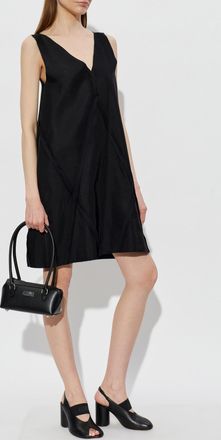 Maison Margiela Dress With Raw Hem, Womens, Black