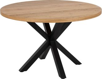 Furniture To Go Heaven Dining Table in Oak with Black Legs
