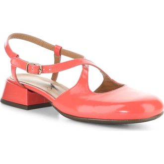 FLY London Cark Ankle Strap Pump in Scarlet at Nordstrom, Size 10-10.5Us