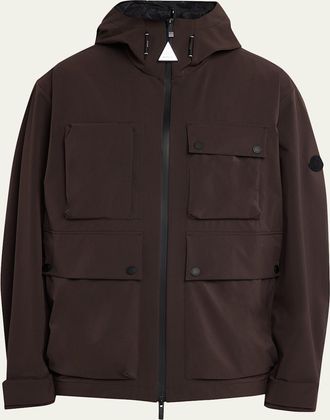 Moncler Mens Arcturus Hooded Wind-Resistant Jacket