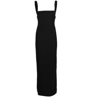 Solace London Joni Square Neck Maxi Dress - female - Solace London - Gowns - Black - M - Dresses