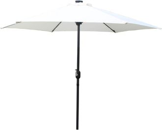 Concept Usine Sombrilla redondo con LED 2.66 x 2.66 m crudo