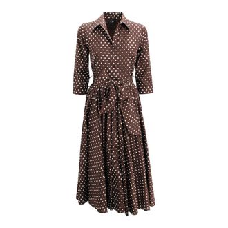 Lavi Shirt Dresses, female, Brown, Size: L Ninni Shirt Dress