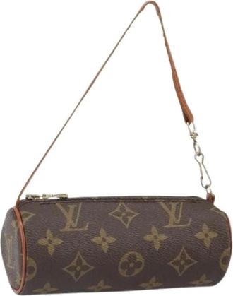 Louis Vuitton Pre-owned Monogram Pouch - Dames - Vintage Mini Tas - Bruin - ONE Size - Vintage