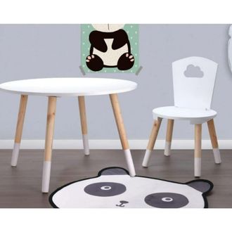 Wadiga Silla Est&uacute; Rosa De Madera Moderna Para Ni&ntilde;o