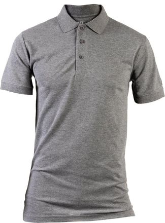 CAT Essentials Katoenen Grijze Poloshirt voor Mannen
