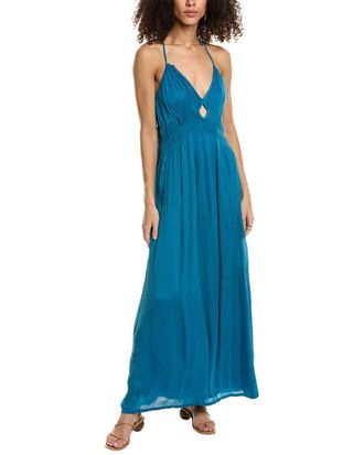 BA&SH Ba&Sh Crinkled Maxi Dress