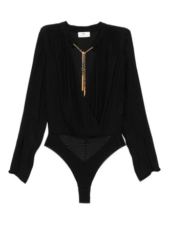 Elisabetta Franchi Long-Sleeves Bodysuit-Donna