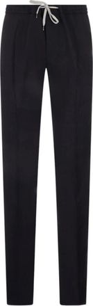 Pantaloni Torino Tscnza 0Cl 1 Broek - Heren - Slim Fit Broeken - Blauw - 3XL - Leer - Broeken