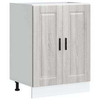 vidaXL Base Da Cucina Porto Grigio Sonoma In Legno Multistrato - Vidaxl