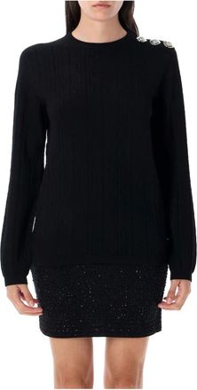 Balmain Mujer, Vestidos, Negro, Talla: M