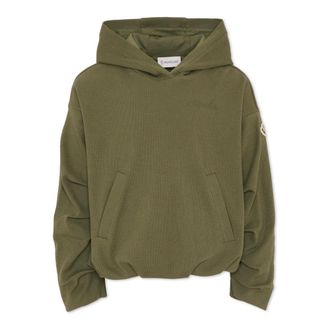 Moncler Kids Sweatshirts, male, Green, 6 Y, Hoodie