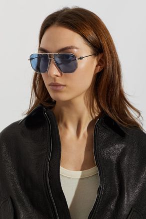 Balmain Dean Sunglasses, Unisex, Silver