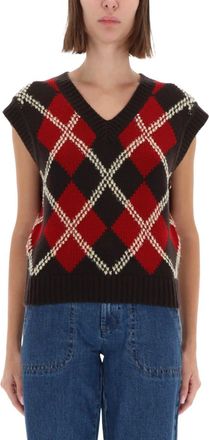 Guest In Residence argyle Vest