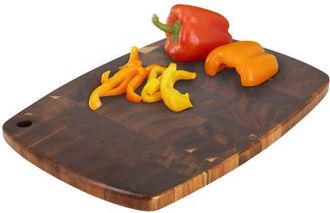 MegaChef 15.5 x 10.5 Inch Acacia Wood Cutting Board in Brown at Nordstrom