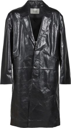 Entire studios Jas met revers kraag - Zwart