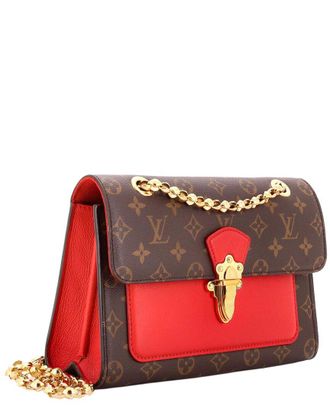 Louis Vuitton Red Monogram Canvas & Leather Victoire (Authentic Pre-Loved)