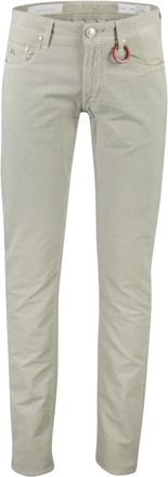 Sartoria Tramarossa Broeken, Heren, Grijs, W36 L34, Katoen, Michelangelo Jeans