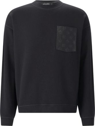 Dsquared2 Uomo, Felpe, Nero, XL, new