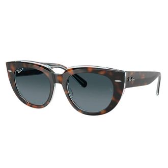 Ray-Ban Gepolariseerde zonnebril Doreen Blauw Verloop - Dames - Zonnebrillen - Bruin - 52 MM - Accessoires