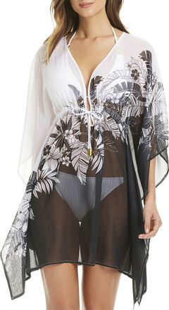 Bleu Rod Beattie Bleu Rod Beattie Double Duty Chiffon Caftan Coverup