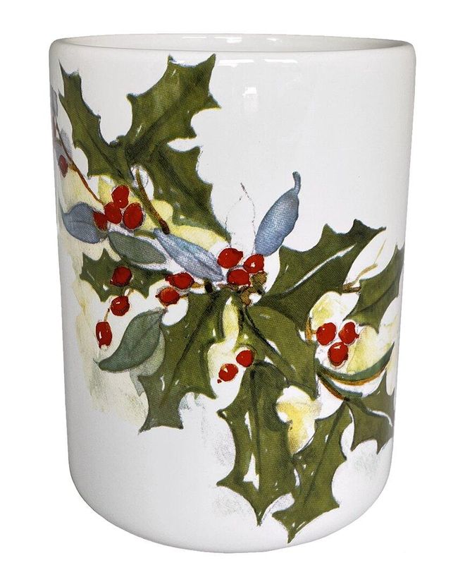 Winter Wonderland Wine Bottle Holder/Utensil Holder/Vase
