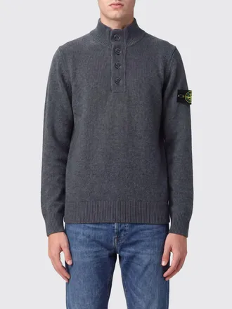 Stone Island Dolcevita in lana vergine con patch logo Compass
