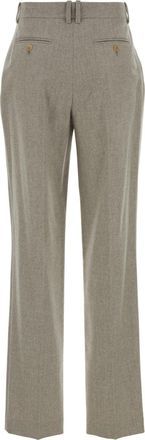 The Row Womens Norbert Trousers Gray Wool