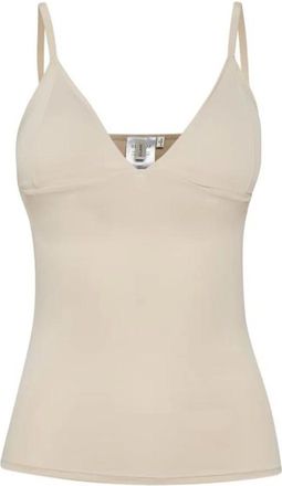 Gestuz Nude Cami GZ Top met Verstelbare Bandjes - Dames - Tops zonder mouwen - Beige - 2XS - Nylon - Tops
