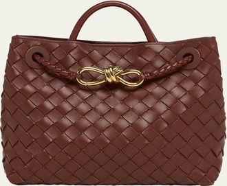 Bottega Veneta Andiamo Small Leather Top-Handle Bag