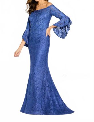 Mon Cheri Cameron Blake Formal Dress In Sapphire
