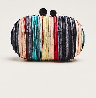 Maeve Multi Color Velvet Clutch