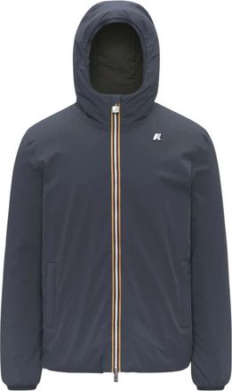 K-Way Jack ST Warm Reversible Jacket - Heren - Zomerjassen - Blauw - 2XL - Leer - Jassen