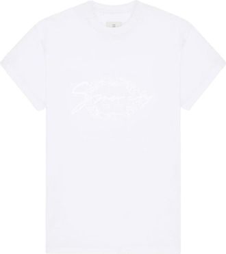 Givenchy T-Shirts, female, White, S, Signature Logo Tee for Women