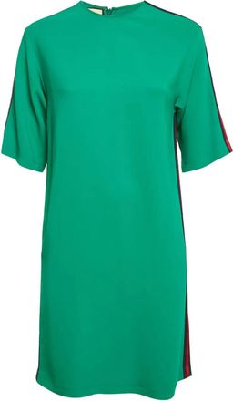 Gucci Mini-jurk met Web-streep - Groen