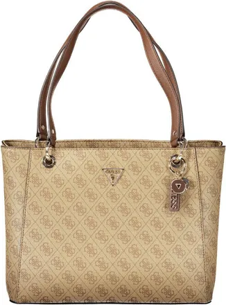 Guess Beige Polyurethane Women Womens Handbag