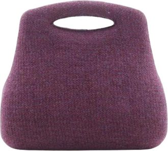 Chanel Pre-owned Handbags, female, Purple, Size: ONE SIZE Pre-owned Vintage Handbag
