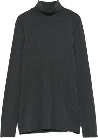 Amomento roll-neck long-sleeve top - Grey