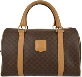 Celine 1990-2000 Macadam tote bag - women - PVC/Leather - One Size - Brown