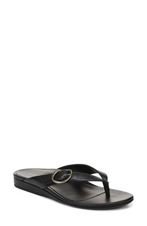 Vionic Grove Flip Flop in Black at Nordstrom, Size 9.5
