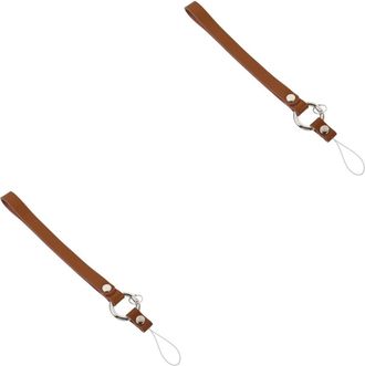 OSALADI 2pcs Phone Chain Gym Wrist Support Lanyard Cellphone Wrist Straps for Work School Outdoors Black