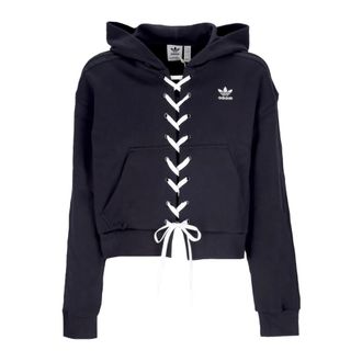 adidas Hoodies, female, Black, Size: 2XL Original Laced Hoodie