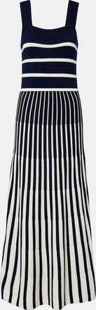 Velvet Aveline striped knitted maxi dress