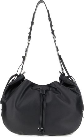 Isabel Marant Black Leather Hobo Bolton Shoulder Bag
