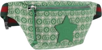Gucci Pre-owned Canvas Waist Bag - - Pre-owned - Donna - Verde - ONE SIZE