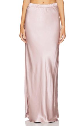 Nation Ltd Gaia Bias Cut Maxi Skirt In Whisper