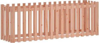 vidaXL Vidaxl - Garden Raised Bed with Fence Design 200x50x70 cm Solid Wood Douglas